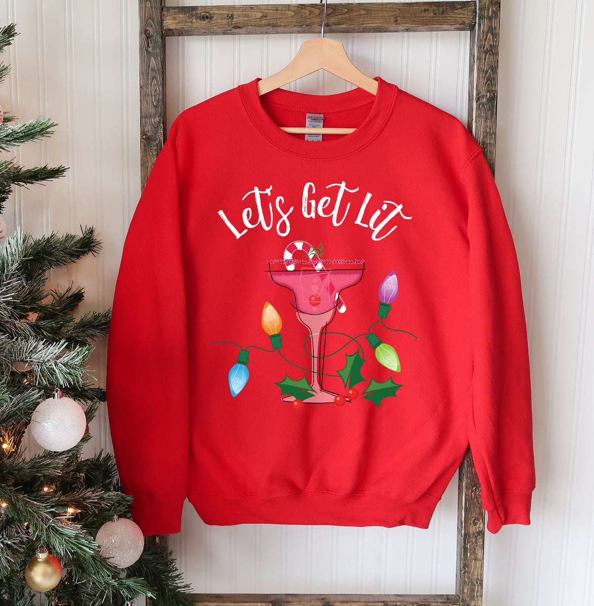 Its lit ugly christmas clearance sweater