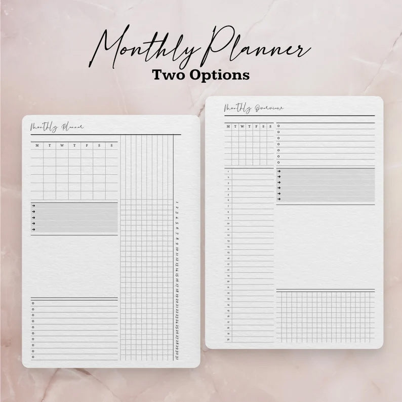 Monthly Planner Kit 2 - FEBRUARY Printable