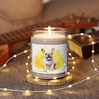 French Bulldog Soy Candle, 9oz Scented Candle, Dog Lover Candle