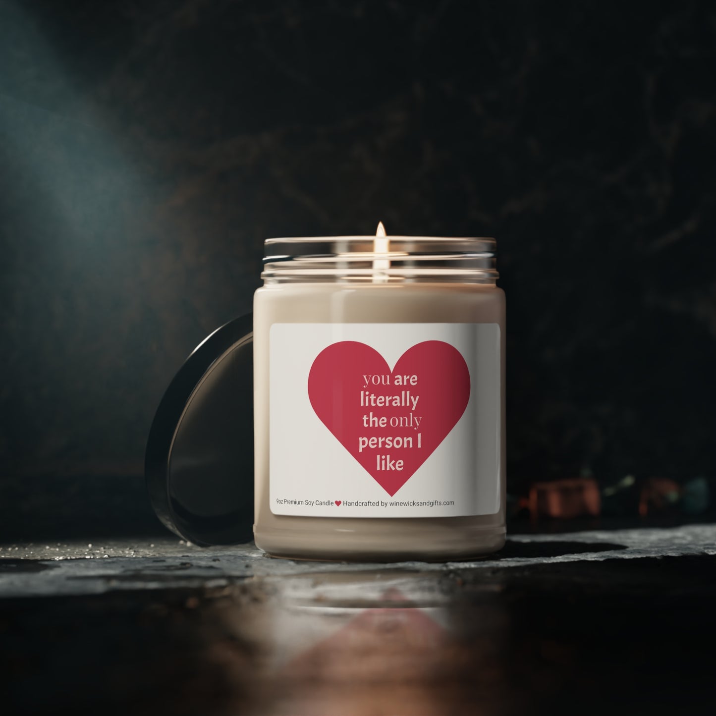 Only Person I Like Scented Soy Candle, 9oz Candle, Romantic Gift