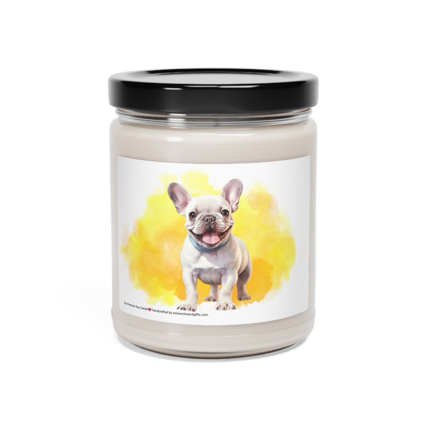 French Bulldog Soy Candle, 9oz Scented Candle, Dog Lover Candle