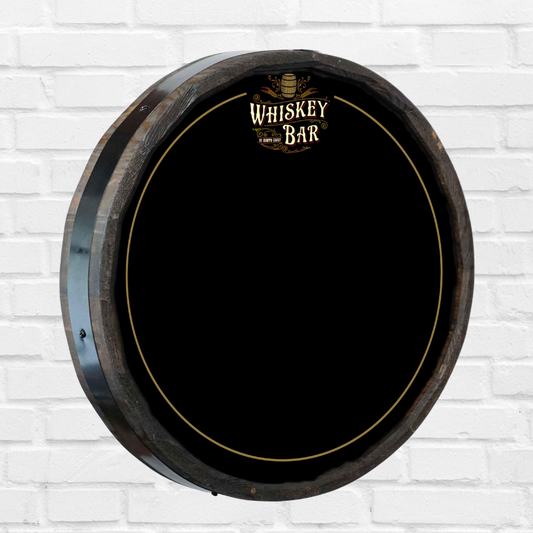 Whiskey Chalkboard Quarter Barrel Sign