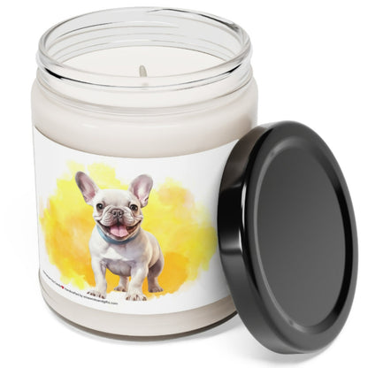 French Bulldog Soy Candle, 9oz Scented Candle, Dog Lover Candle