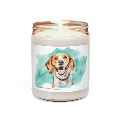 Beagle Soy Candle, 9oz Scented Candle, Dog Lover Candle