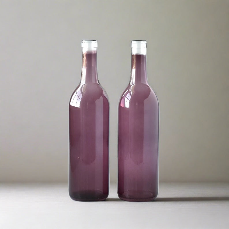 Purple Wine Bottles