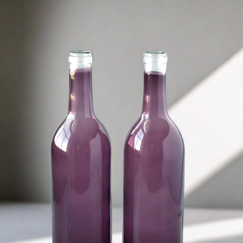 Purple Wine Bottles