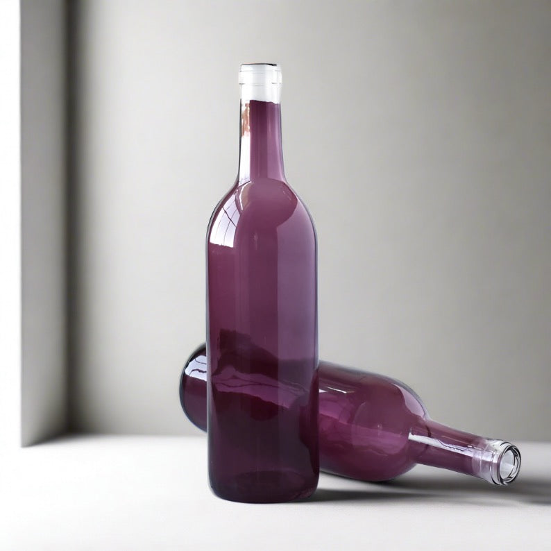 Purple Wine Bottles