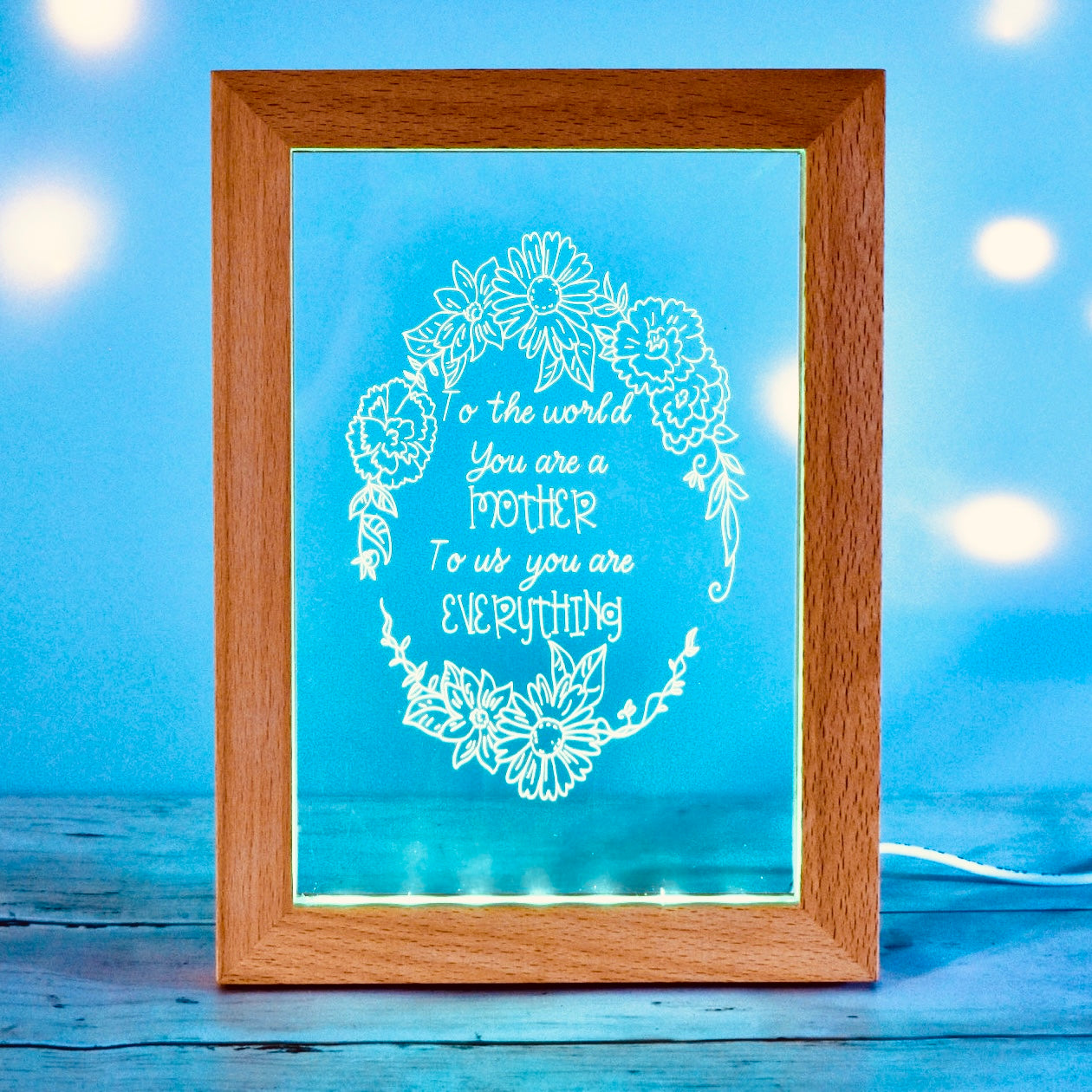 Happy Anniversary wooden Frame 3 photos Personalised Gifts, Customised Gifts  | Print Magical Gifts